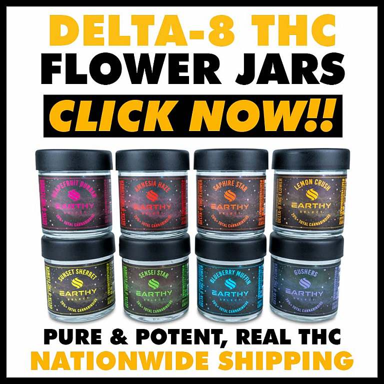 Earthy Select Delta-8 THC flower strains