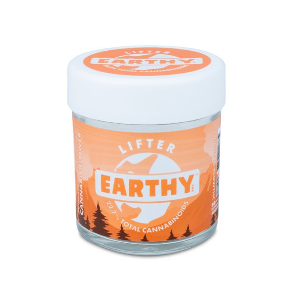 Potent Earthy Now Lifter High-CBD, Low-THC Cannabis Flower Bud 3.5 gram Jar