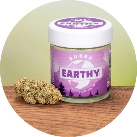 Premium Cannabis Hemp Flower Jars Bubba Strain