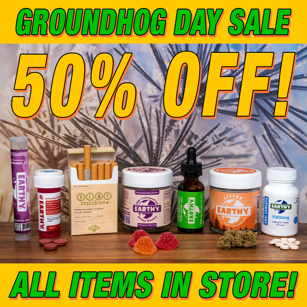 Earthy Now - Groundhog Day Sale - 50% OFF!