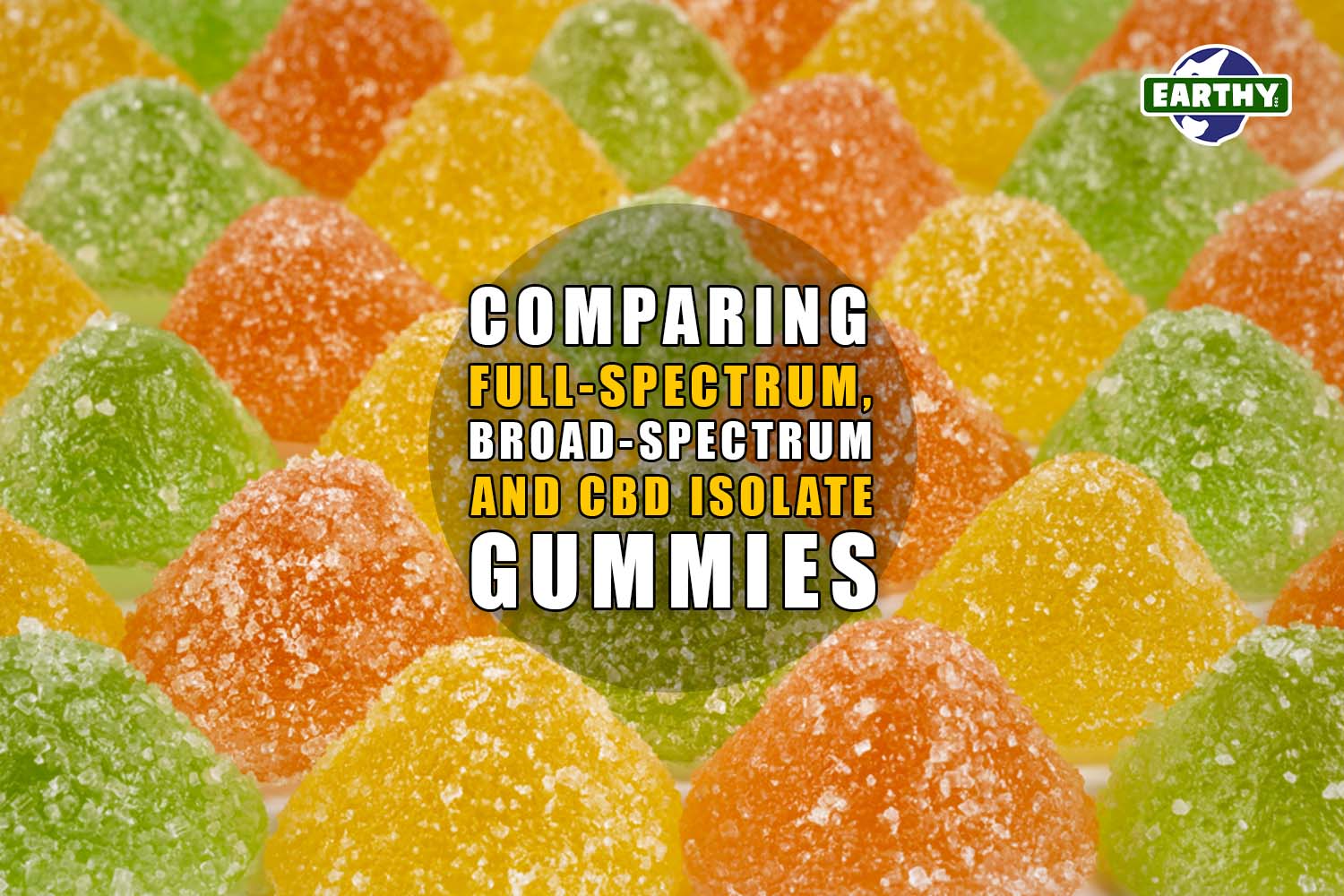 Comparing Full-spectrum, Broad-Spectrum, and CBD Isolate Gummies | Earthy Now