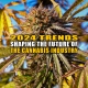 A cannabis bud on a plant outdoors. 2024 Trends Shaping the Future of the Cannabis Industry - Earthy Now